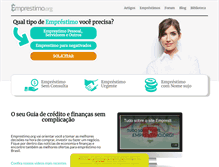 Tablet Screenshot of emprestimo.org
